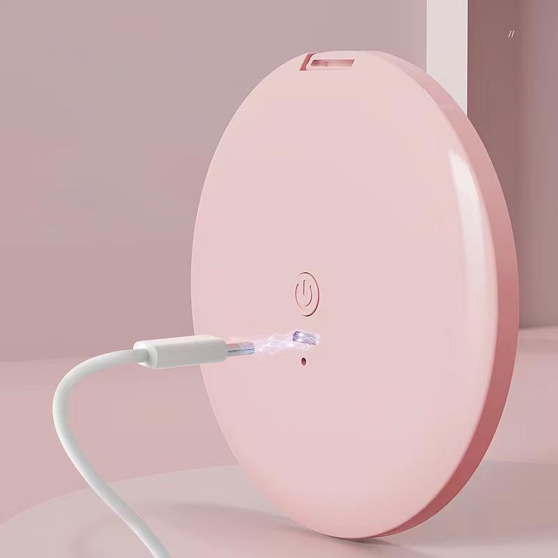 Компактное светодиодное зеркало для макияжа с 3-кратным увеличением и подсветкой