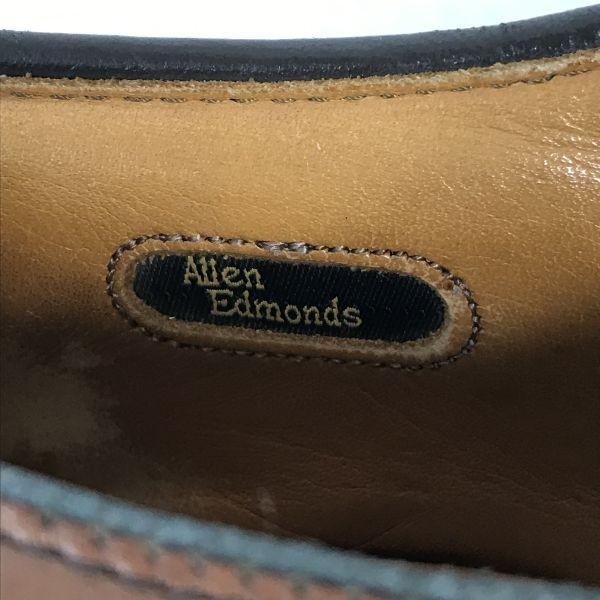 Allen Edmonds Stockbridge Кожаные туфли-оксфорды с U-образным мыском 10D 27.5-28см Коричневый(ИСПОЛЬЗОВАЛ)
