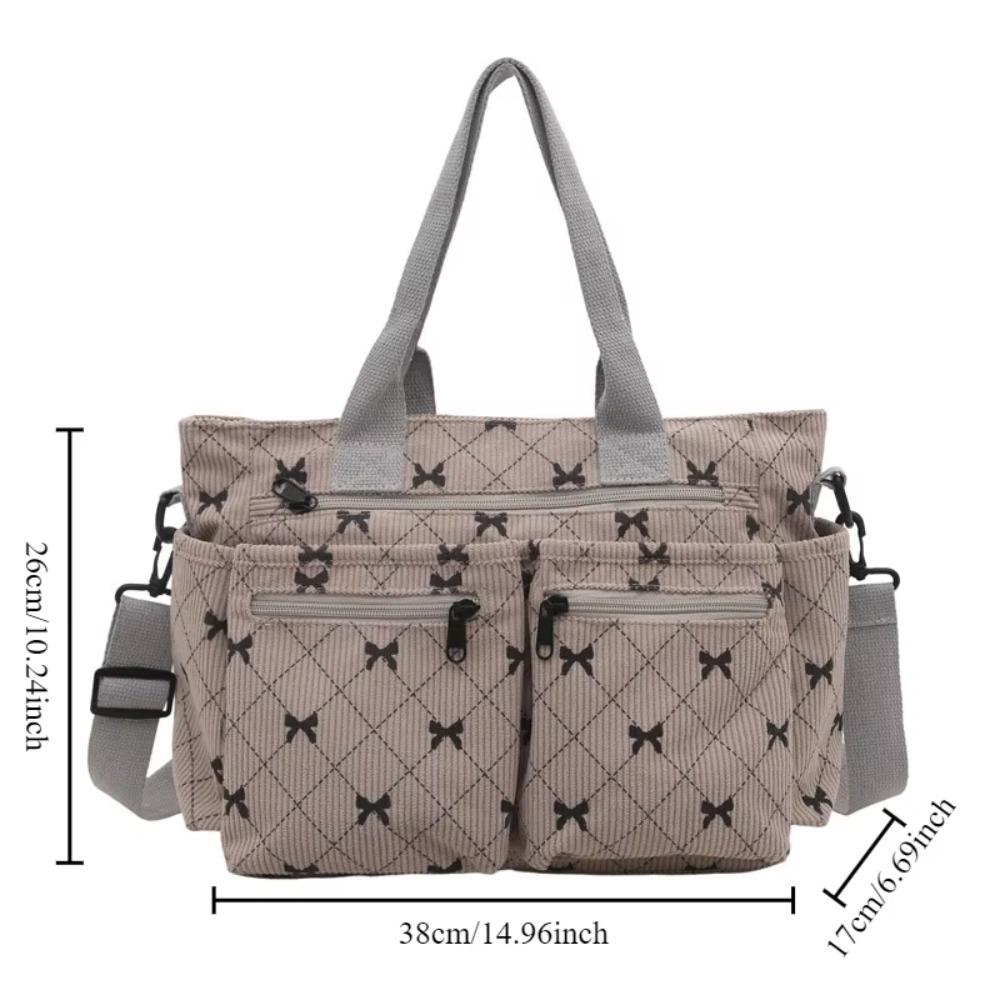 Large Capacity Underarm Tote Bag Sweet Commuting Handbag Versatile Women's Shoulder Bag Daily