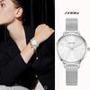 Elegant Ladies Watches Fashion Petals Glass Women's Quartz Wristwatches Best Gifts Clock Sample Super Stainless Steel