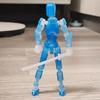 1 шт. Фигурка Титан Многосуставная Подвижная Трансформирующаяся Робот T13 Action Mannequin Персонаж и Фигурка Собаки Игрушки Подарки для Детей