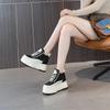 9 см кроссовки из натуральной кожи на платформе обувь осень новинка спорт и отдых высокая обувь на толстой подошве женская обувь на платформе тренд