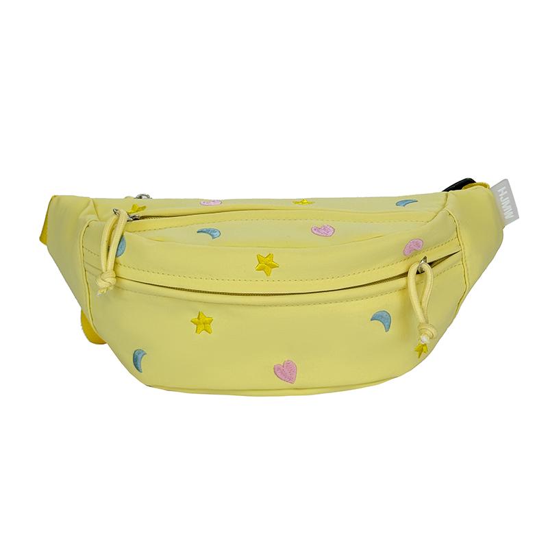 Нагрудная сумка женская вышитая поясная сумка легкая сумка через плечо спортивная студенческая сумка через плечо