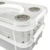 Mealworm Breeding Kit Clear Mealworm Farm Container Live Feeder Worm Farm To Breed Live Mealworms for Bearded Dragons Birds