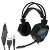 Gaming Headset Noise Cancelling USB 3.5mm Interface Over Ear RGB Headphone with Microphone for PS4 PC LaptopBlack Blue