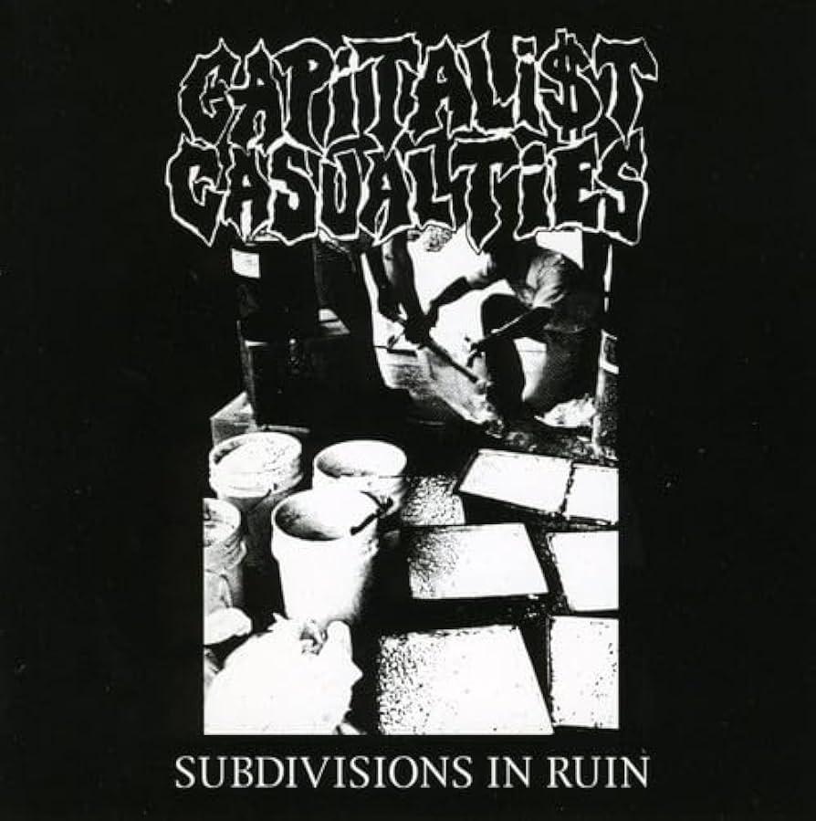 New Popular Capitalist Casualties Black T-Shirt Cotton Full Size RD540 Unisex T-Shirt