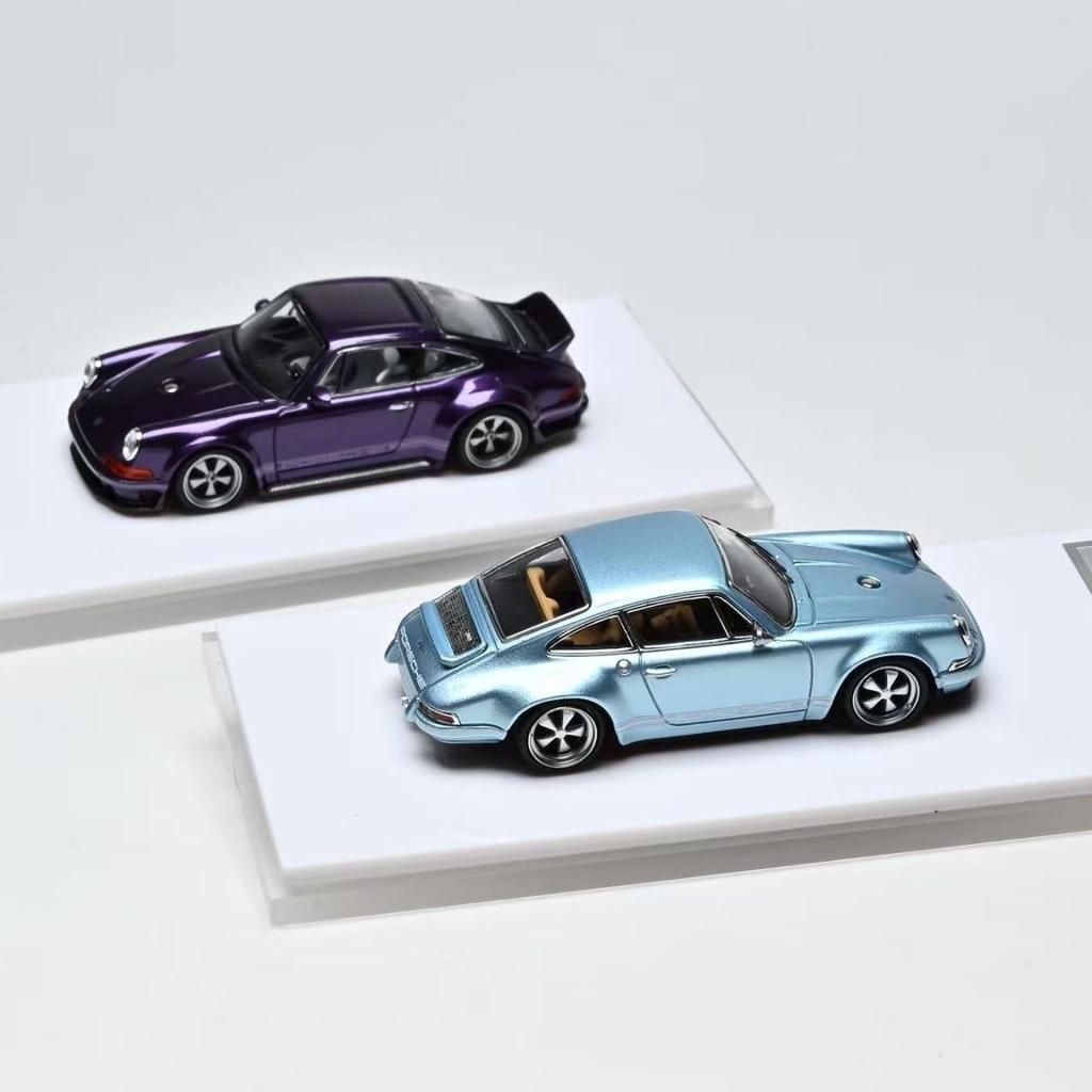 ACE1 Zincit 1:64 Singer DLS Action Figures Porsche 911 Anime Diecast Model Car Alloy Collectible Toys Original Box