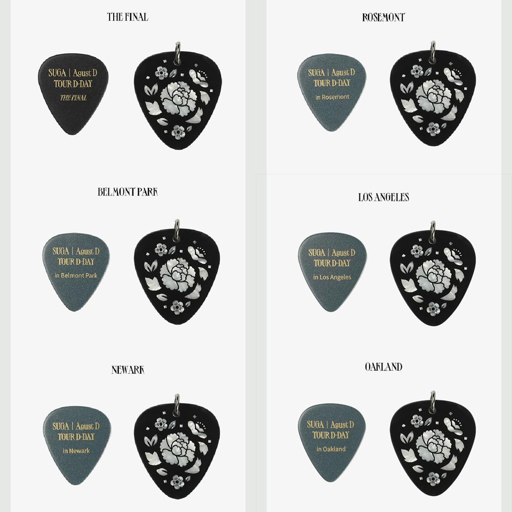 Шуга - Набор медиаторов Agust D TOUR D-DAY