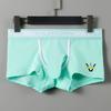 Мужские трусы-боксеры с буквенным принтом и рисунком в виде носа слона, шорты-брифы средней посадки, высокая эластичность