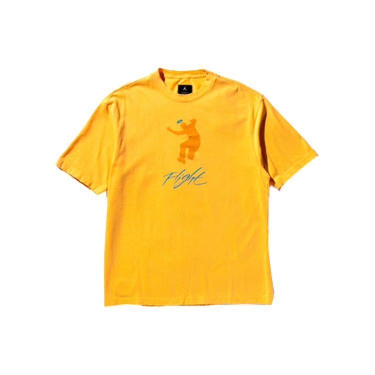 Jordan Футболка X Union MJ GFX (Азия) Спорт Золото Мужская Уличная одежда DM2840-771
