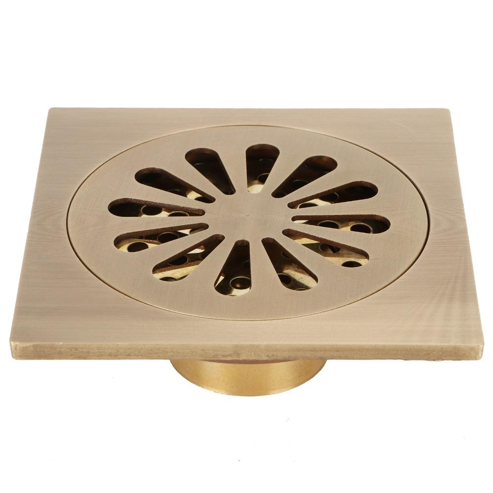 Copper Floor Drain Set Antique Floor Drain Easy Clean Shower Drain  Outdoor Shower