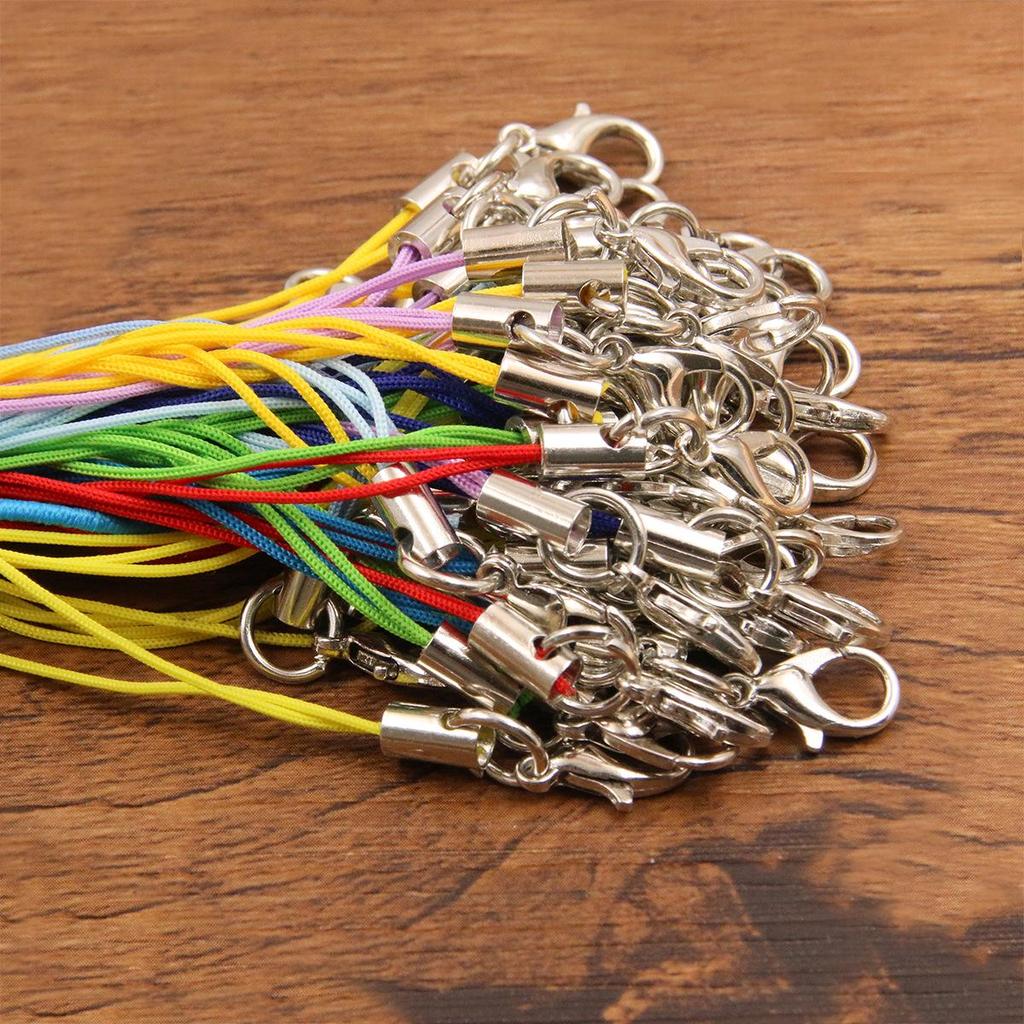 20-Color DIY Jewelry Lobster Clasp Strap - 67mm Mobile Phone/Pendant Rope Accessory