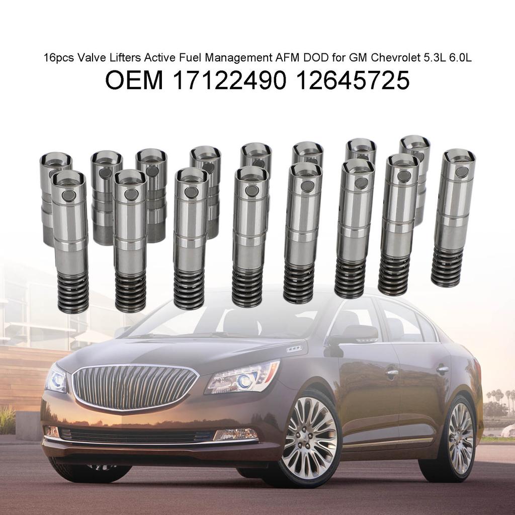 16pcs Valve Lifters Active Fuel Management AFM DOD for GM Chevr 5.3L 6.0L