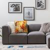Autumn Maple Leaves Pillow Case Vintage Pillow Cover Soft Custom Diy Cushion Cover Pillowcases For Living Room Chair