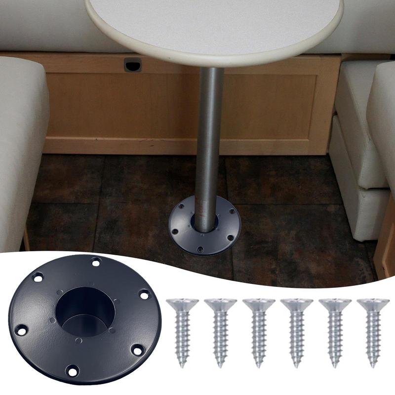 RV Table Base Mount Trailer Table Base Replacement Table Base Mount With Mounting Screws RV Table Pedestal Trailer Table Support