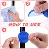 TIESOME 50 Pcs Reflective Stickers, Dot Reflective Tape Sticker | for Vehicle Bicycle Motorcycle, High Night Visibility, Safety Warning Dots
