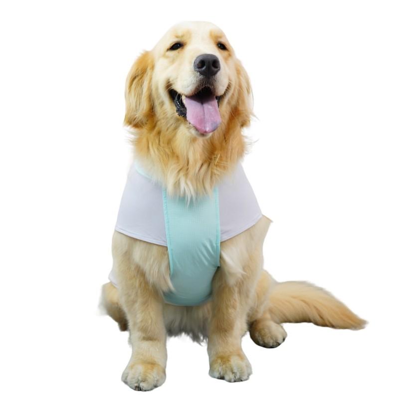 Large Dog Cooling Vest Lightweight Breathable Golden Retriever Labrador Outdoor Quick-Dry Pet Apparel