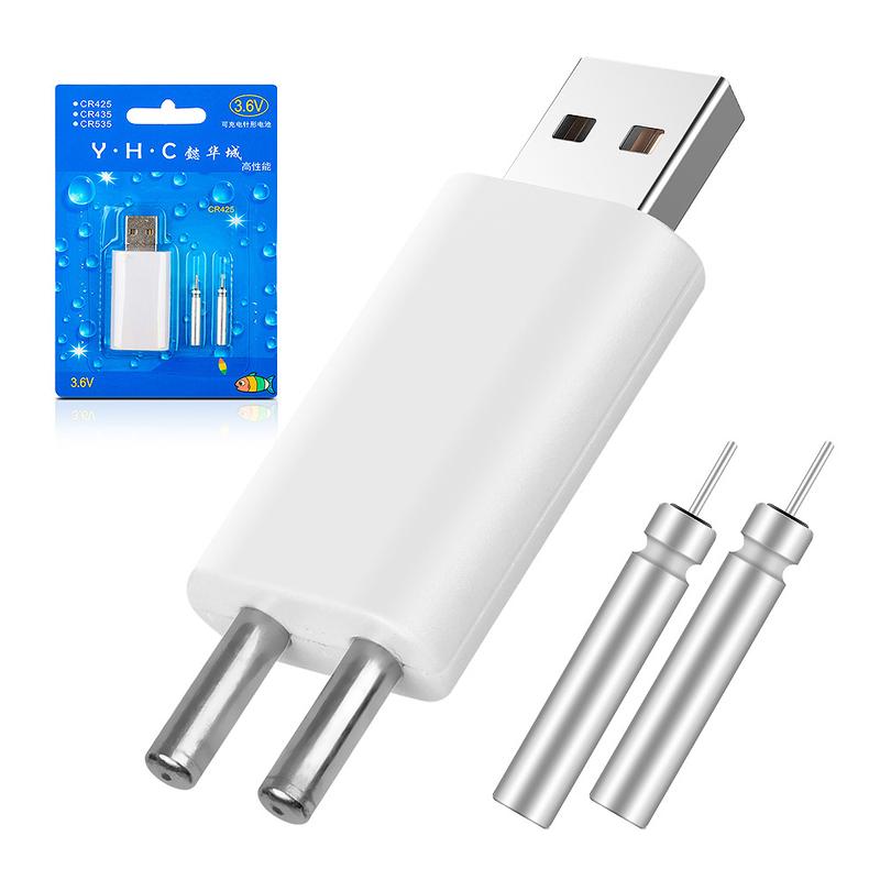1 комплект аккумуляторных батарей для поплавков CR425 USB зарядное устройство для электронных поплавков батареи Night