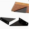 1/2PCS Iron Triangle Bracket Storage Shelf Heavy Duty Wall Mounted Invisible Furniture For Shelve Floating Support Brackets