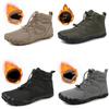 Outdoor Snow Boots Men's Autumn and Winter New Casual Hiking Non-slip Waterproof Velvet Thermal Cotton Shoes Women's Thick Soles