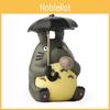 My Cartoon Resin Neighbor Totoro With Umbrella Design Miniature Garden Decor