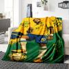 1pc Neymar18 Blanket, Gift, for Men and Women, Soft Blanket, Good for Sofa Bed Couch Travel, Lightweight Flannel Blanket