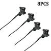 8x Fuel Injector Connector Wiring Plug Clip For EV1 OBD1 Pigtail Cut & Splice