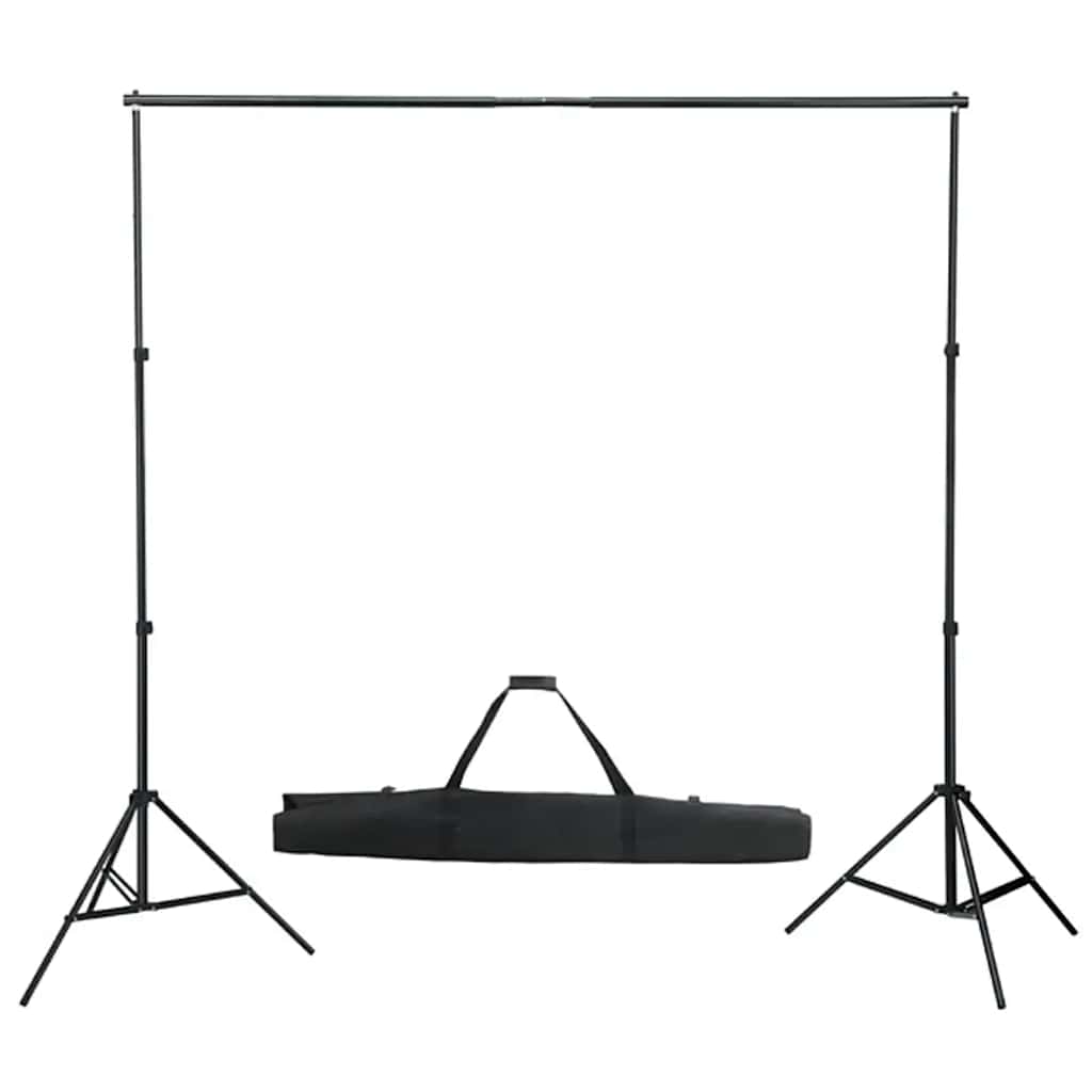 Vidaxl Fotograficzny Zestaw Studyjny Z Lampami I Tłem