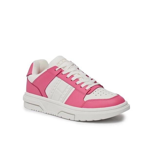 Кроссовки Tommy Jeans Tjw Skate Sneaker Mat Mix EN0EN02501 розовый