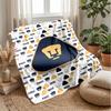 Pumas UNAMPrinted Flannel Blanket Cozy Skin-Friendly Warm Throw for Couch Bed Indoor Daily Use