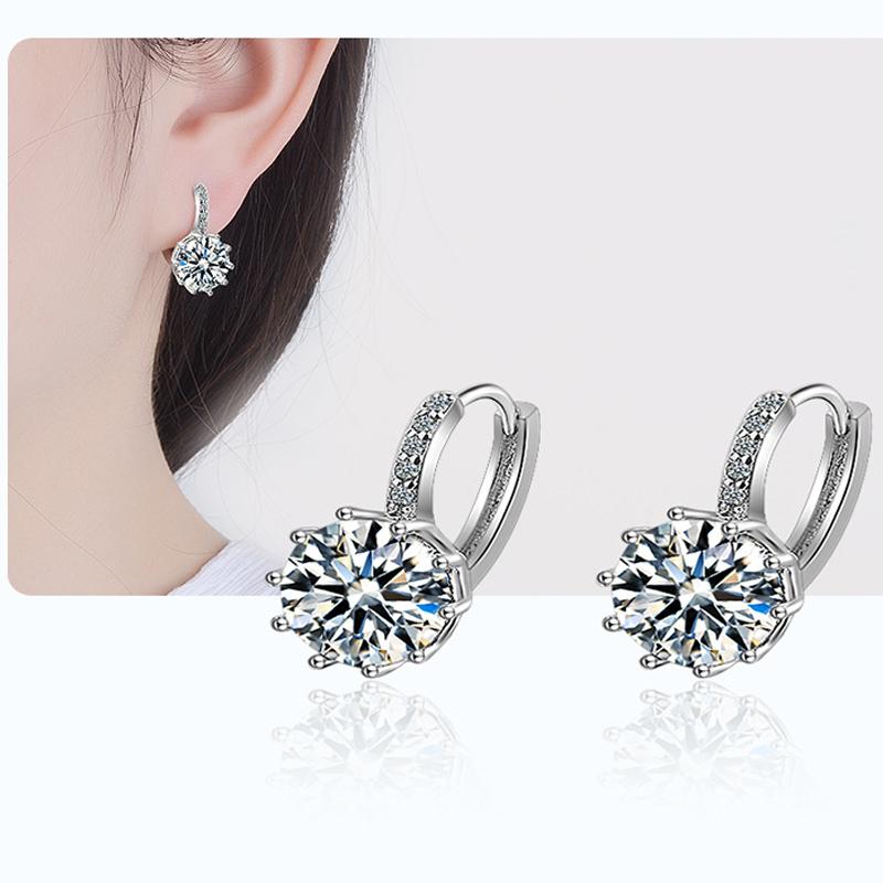 BELLA BOX Модные серьги с цирконом, ювелирные изделия, серьги с темпераментом, украшения для ушей