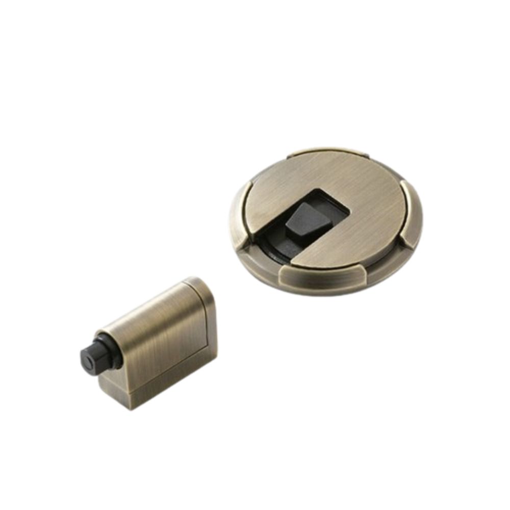 Adjustable Mechanical Door Stop Non-punch Sticker Heavy Duty Magnetic Door Stopper  Kid Protection