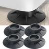 4/8Pcs Floor Mat Washing Machine Feet Pads Non Slip Shock Proof Furniture Elasticity Black Rubber Protectors