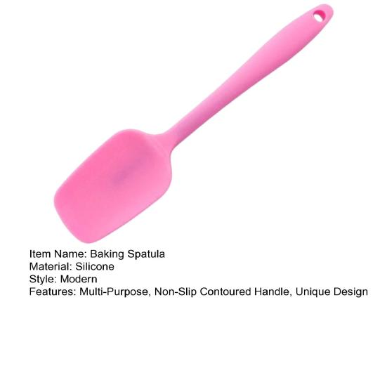 Силиконовая лопатка для выпечки десертов с нескользящей ручкой, приспособление для размешивания крема, мешалка для крема для торта, легкоочищаемый инструмент для выпечки
