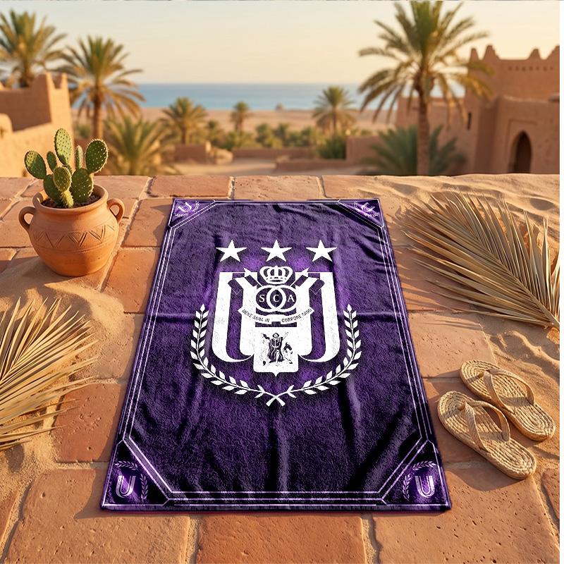Anderlecht FC Print Microfiber Beach Towel Quick Dry Absorbent Large Towel For Beach Swimming Travel