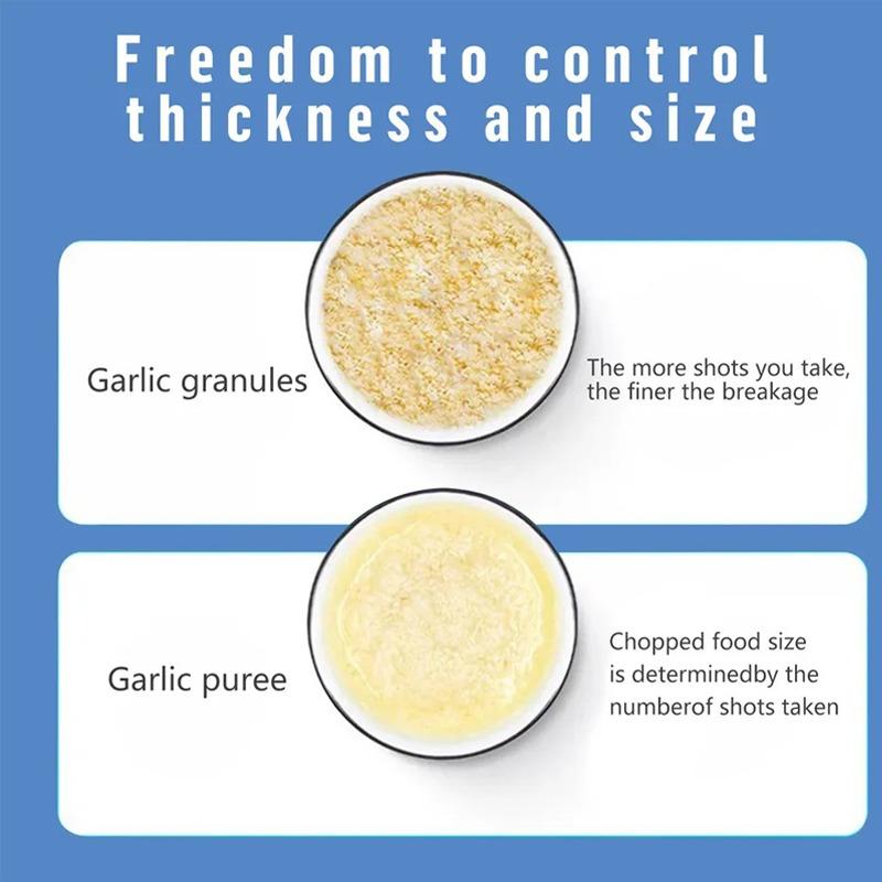 304 Stainless Steel Manual Press Type Garlic Mincer Kitchen Supplies Multifunctional Garlic Onion Vegetable Chopping Machine