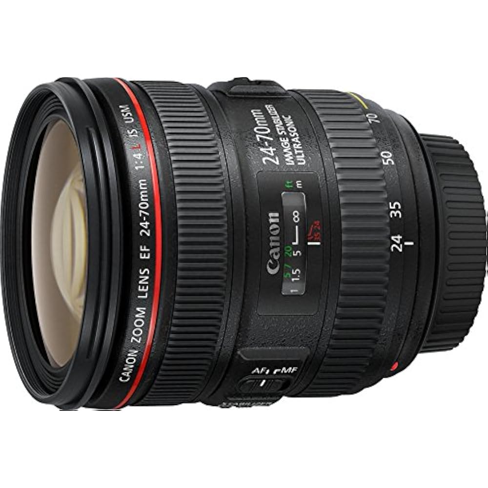 Стандартный зум-объектив Canon EF24-70mm F4 L IS USM, совместимый с полнокадровыми камерами