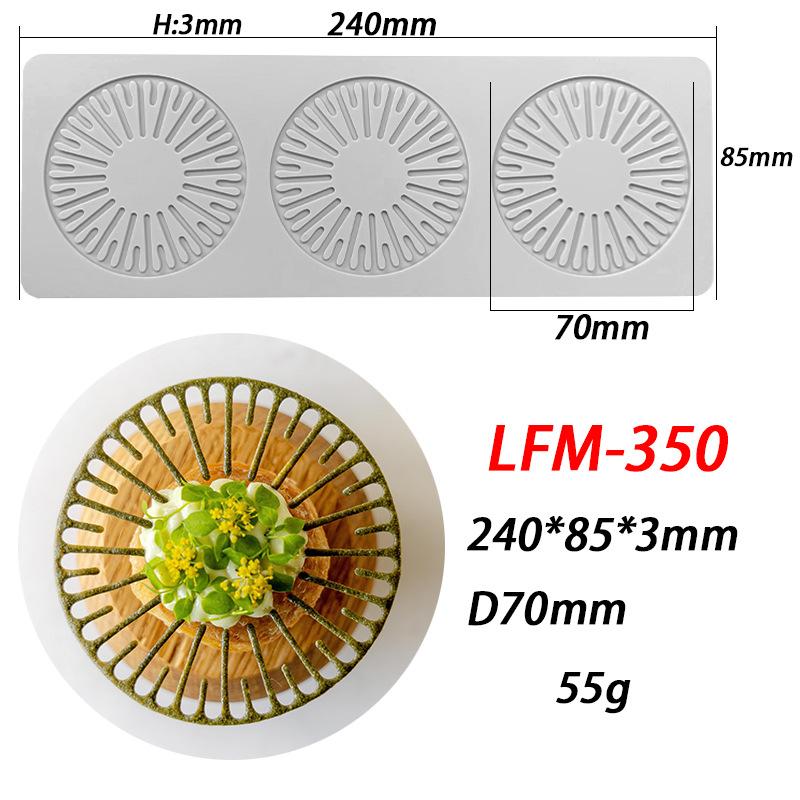 Лист Круг Кольцо Сахар Переворачивание Кружевная Подкладка Ветки Деревьев Овощ Западная Еда Украшения Молекулярная Кухня Выпечка Силиконовая Форма