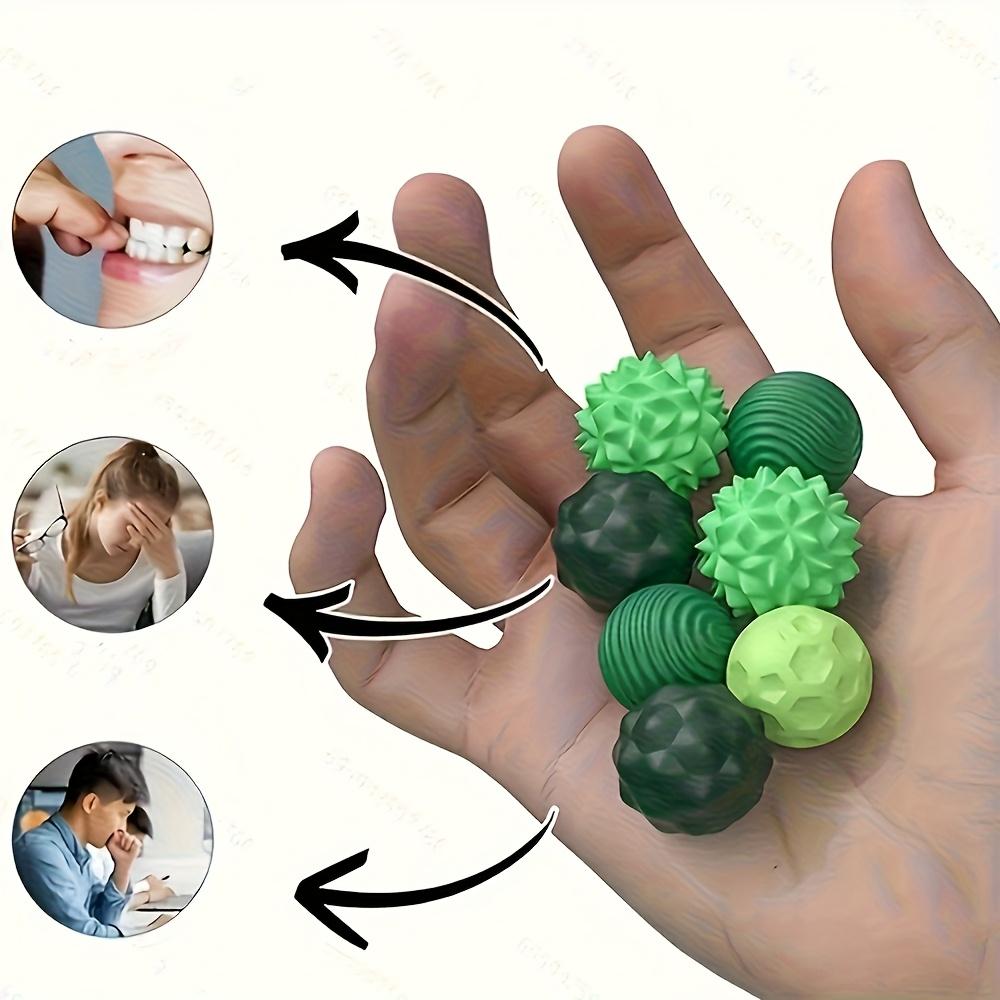 4/8pcs Magnetic Sensory Stress Balls Silicone Grip Strengthener Balls, Hand Exerciser Set, Durable Finger & Palm Workout Tools, Assorted Patterns