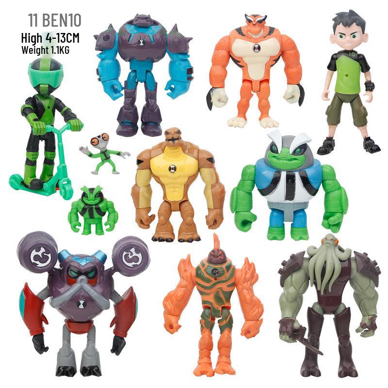 Available: 11 types of Earth Protector BEN10 Action Figures - Teenage Hero Hacker Ben Super Giant Doll Ornaments.