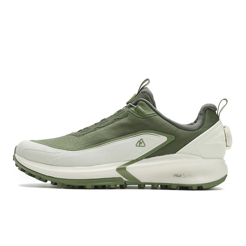 Fila Boa Lynx 3 Удобные Универсальные Прочные Легкие Низкие Кроссовки Мужские кроссовки Зеленые A12M511203FIT