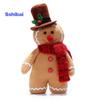 Пряничный человечек, плюшевая кукла, очаровательная, создающая атмосферу, праздничная, для мужчин и женщин, мягкая кукла-гном, рождественское украшение