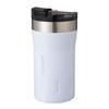 CB Japan Tumbler with Lid Vacuum Insulated Stainless Steel 2 Layer Structure Blue 350ml Locking Spout KARIBA Tumbler SANTECO