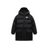 Теплая повседневная куртка-пуховик средней длины с капюшоном и принтом, детские куртки, черный цвет NY2442033GS-001