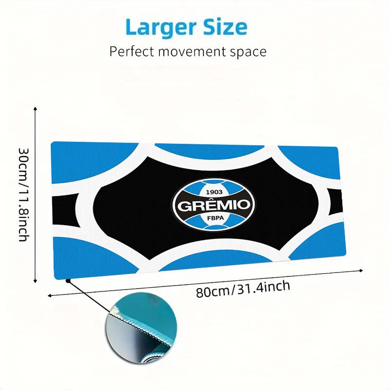Grêmio Color Mouse Pad Large Gaming Table Cushion Non-slip Laptop Tablet Big Mousepad XXL Mat Mini PC Playmat With Lock edge