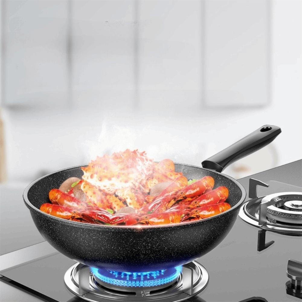 Universal Frying Pan Non-Stick Wok Lightweight Stir-Fry Pan Restaurant