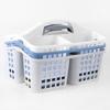 Yousheng Bathroom Storage Basket Divided Grid Design Large Capacity PP Plastic Portable Hollow Home Organizer