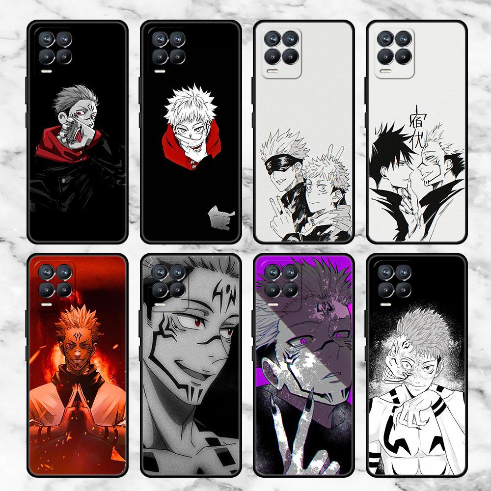 Милый чехол с изображением аниме Jujutsu Kaisen для Realme 8 C21y GT Neo 2 3 8i C21 7 C11 6 C12 C35 C3 GT 9 Pro C12, силиконовый чехол из ТПУ для телефона