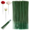 17/25/cm Green Wire Rod Simulation Flower Rod Flower Branch Cartoon Shaping Wrapping Material Shooting Props Decoration Fake Flowers