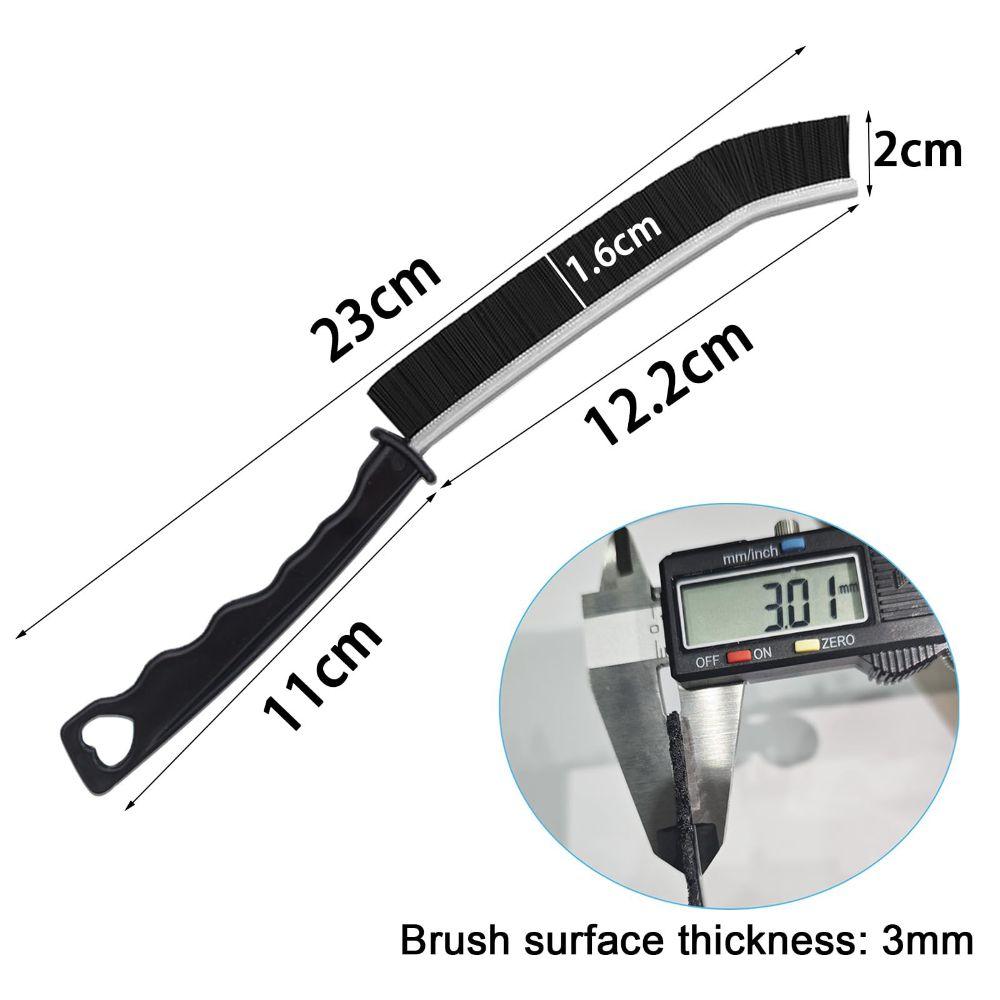 Щетка для чистки щелей с жесткой щетиной Инструмент для глубокой очистки зазоров Очиститель пазов направляющих Дом